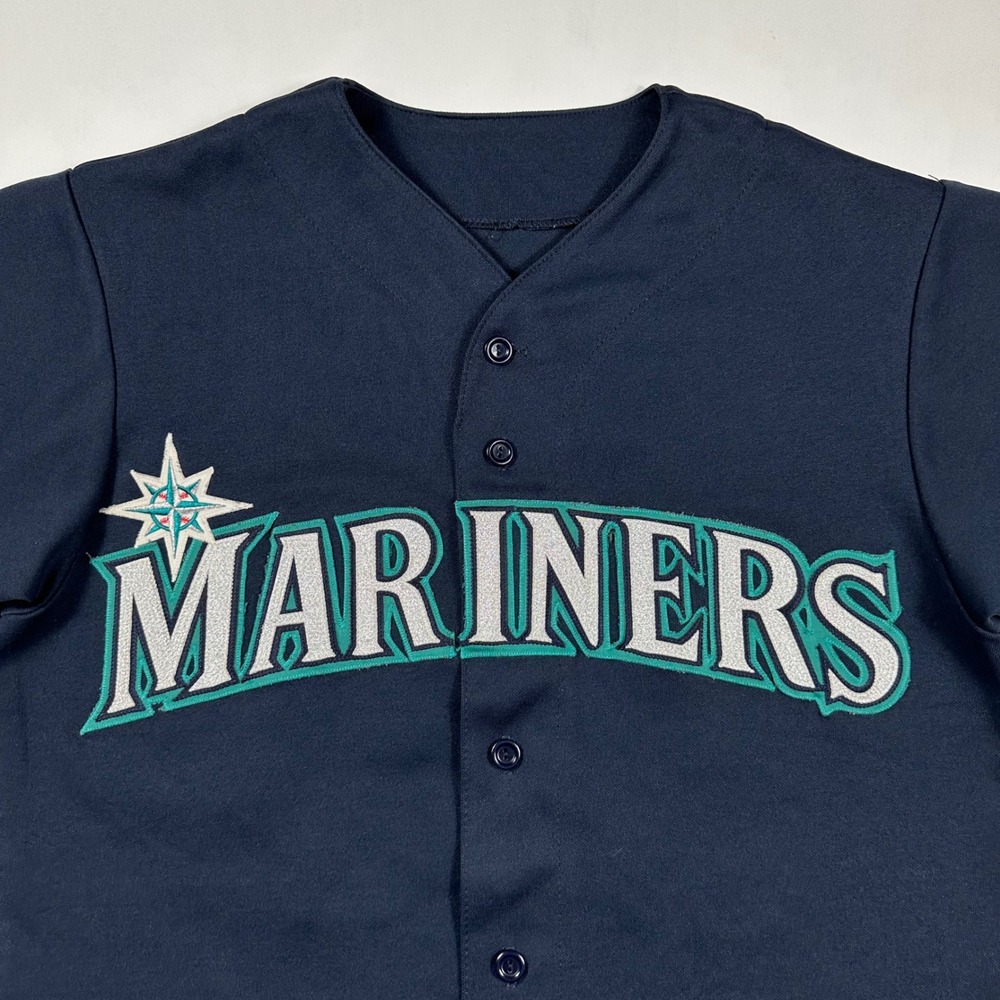 Adrian Beltre 29 Seattle Mariners MLB Baseball Jersey Mens XL Navy Blue Majestic